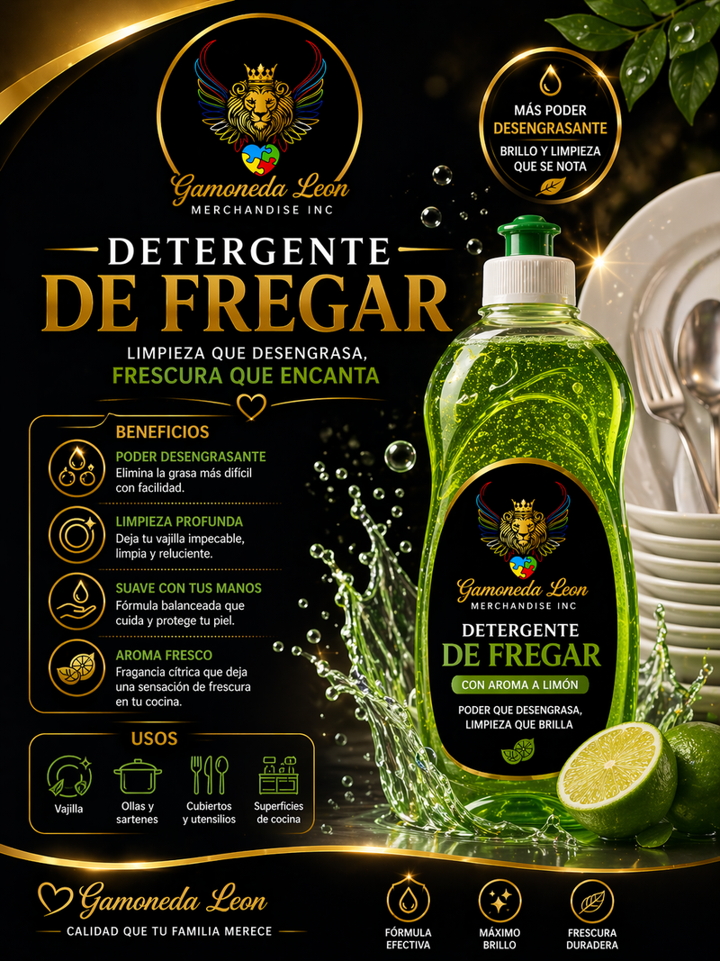 Detergente Liquido para Fregar