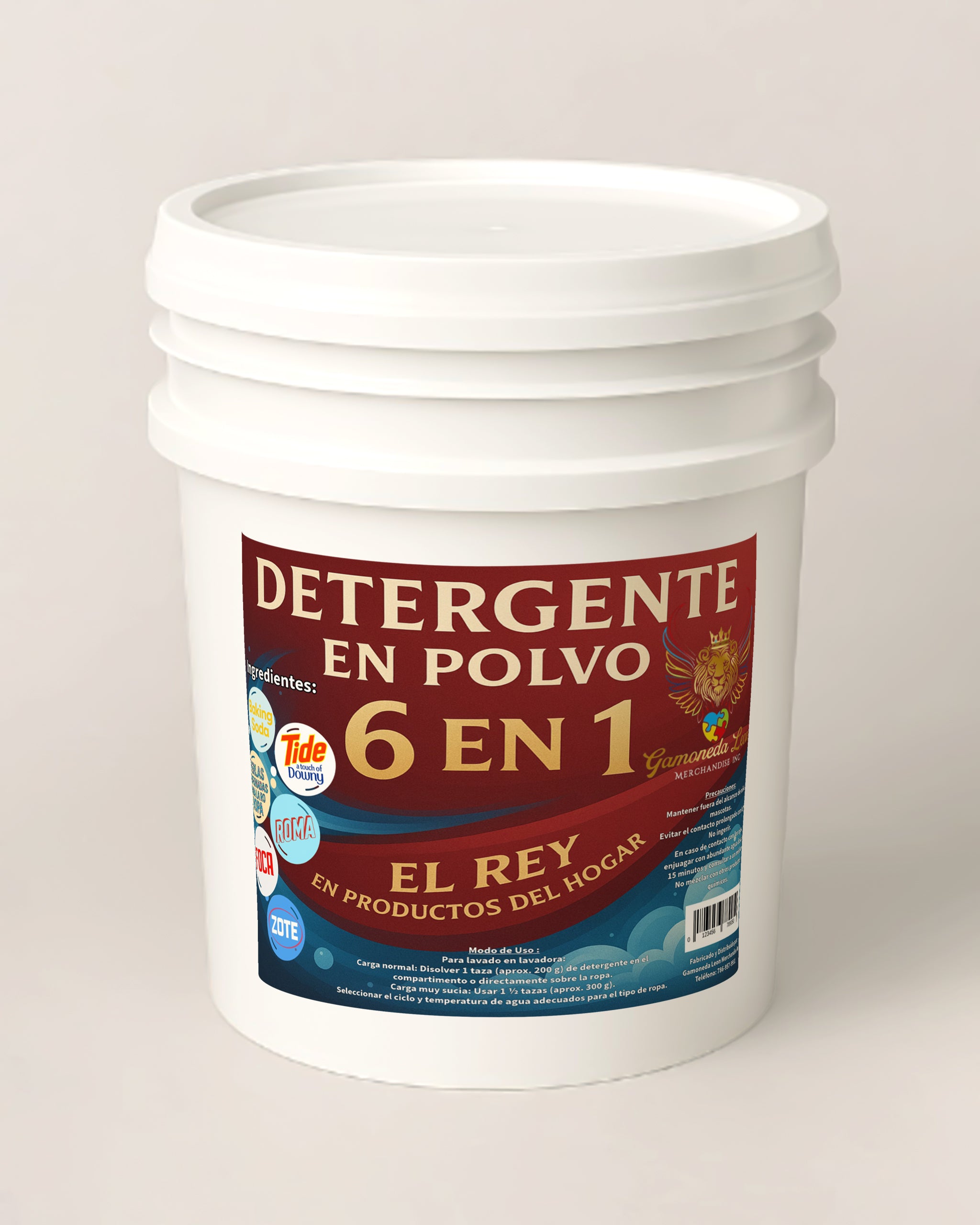 DETERGENTE EN POLVO 6 EN 1