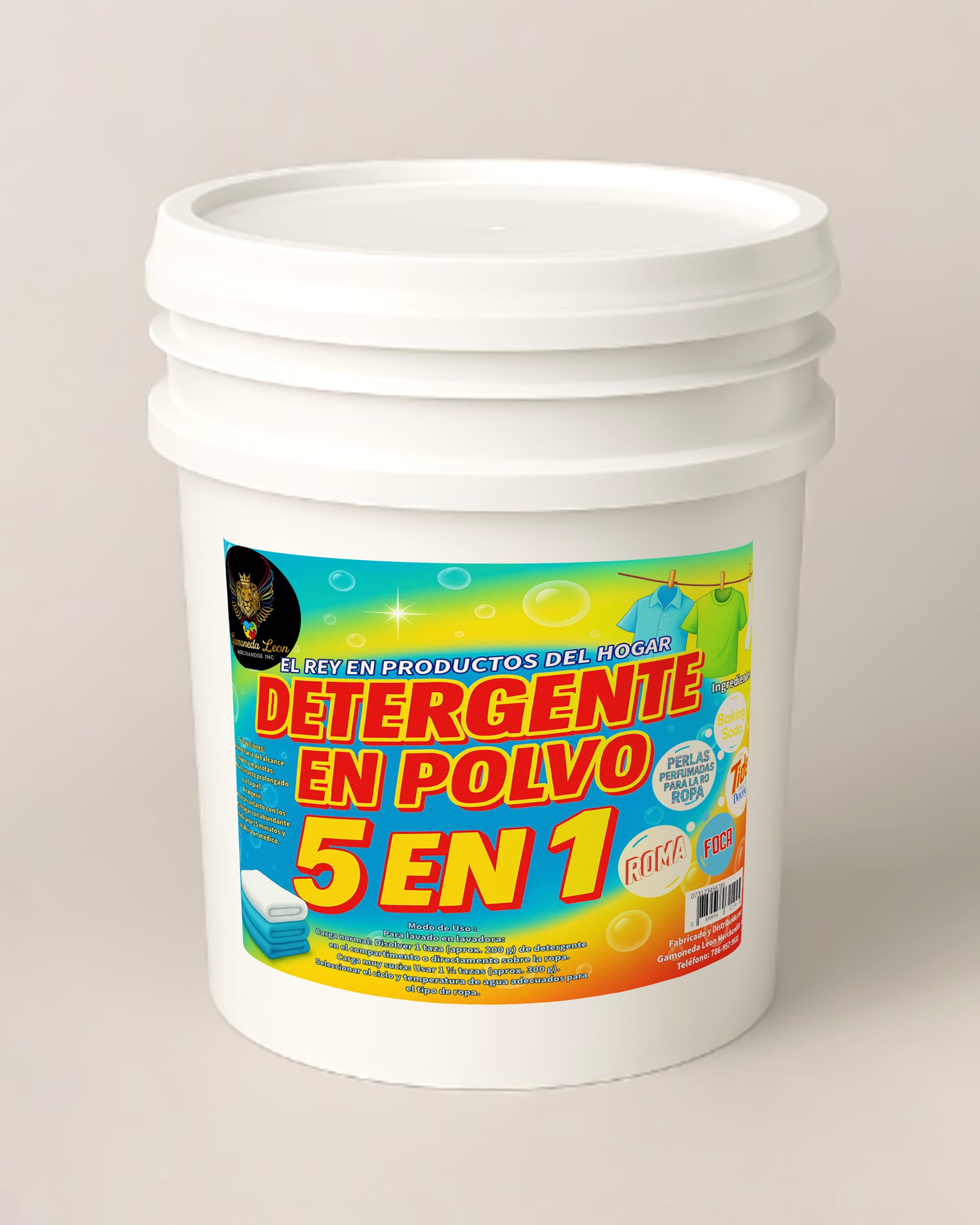 DETERGENTE EN POLVO 5 EN 1