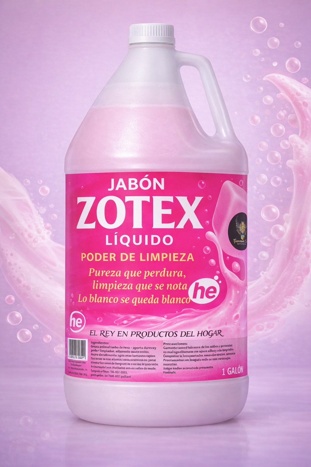 JABON LIQUIDO ZOTEX ROSADO