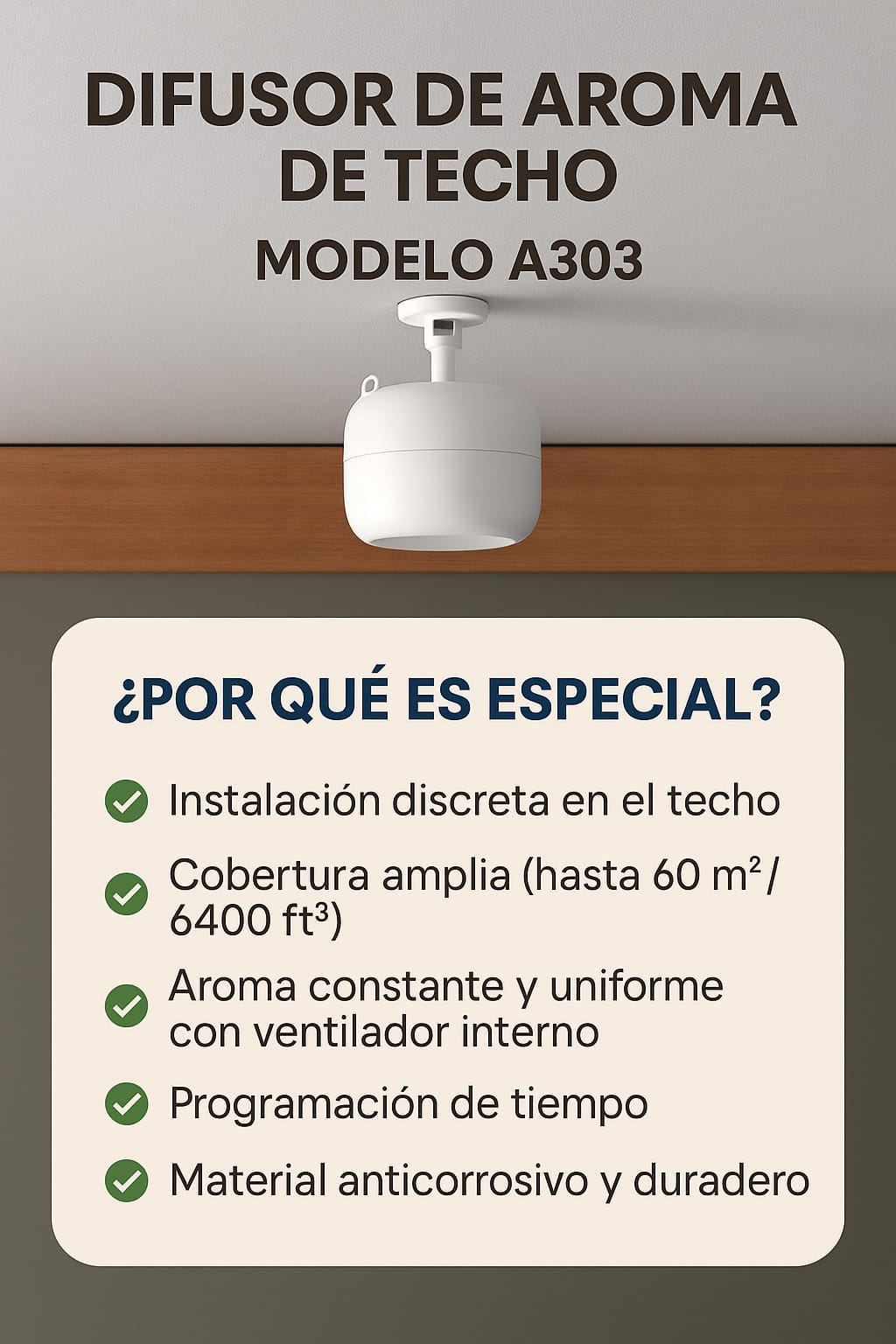 DIFUSOR DE AROMA MODEL A303