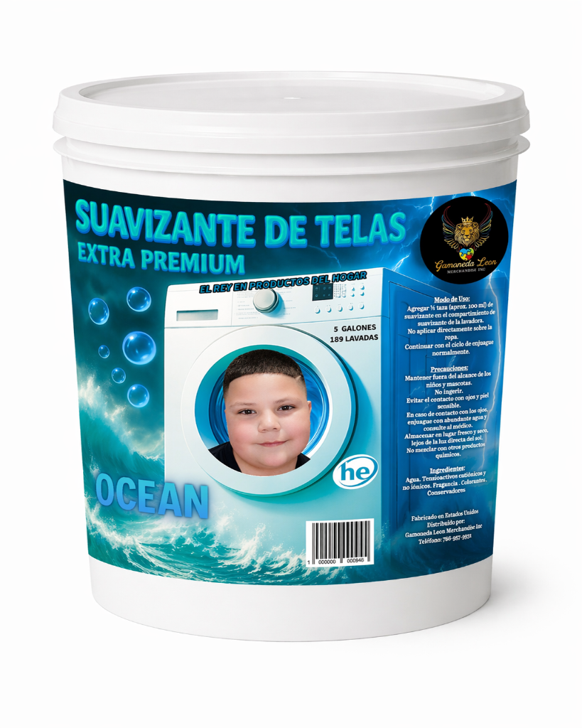 SUAVIZANTE DE TELAS EXTRA PREMIUM OCEAN
