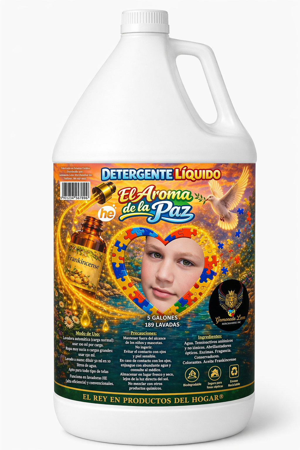 DETERGENTE LIQUIDO EL AROMA DE LA PAZ