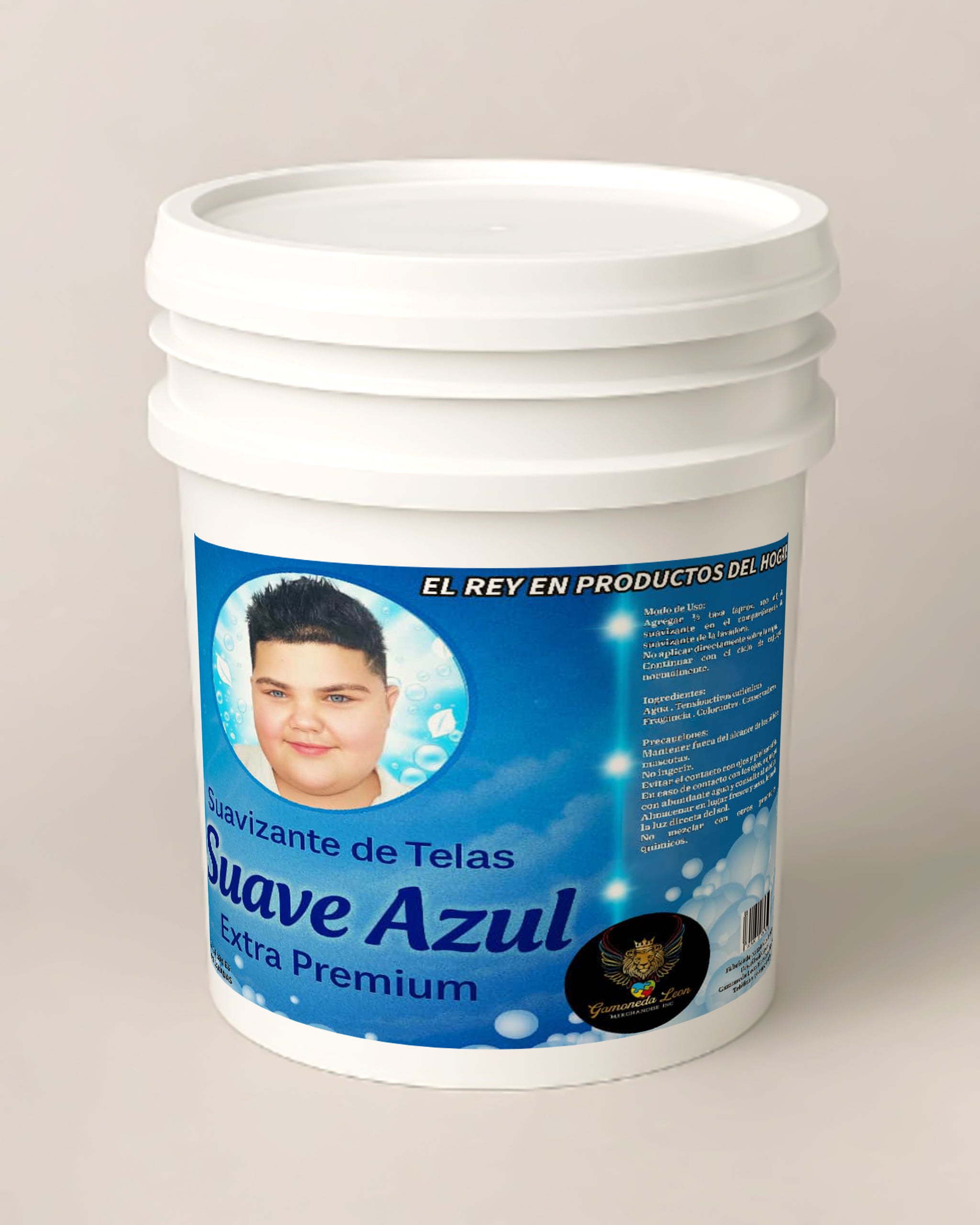 SUAVIZANTE DE TELAS SUAVE AZUL
