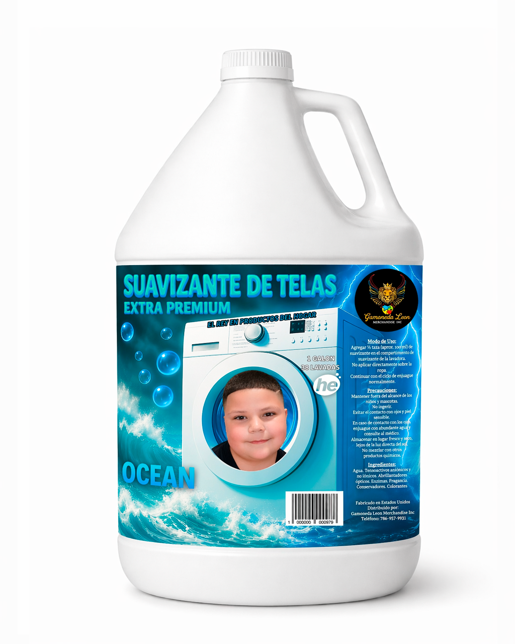 SUAVIZANTE DE TELAS EXTRA PREMIUM OCEAN