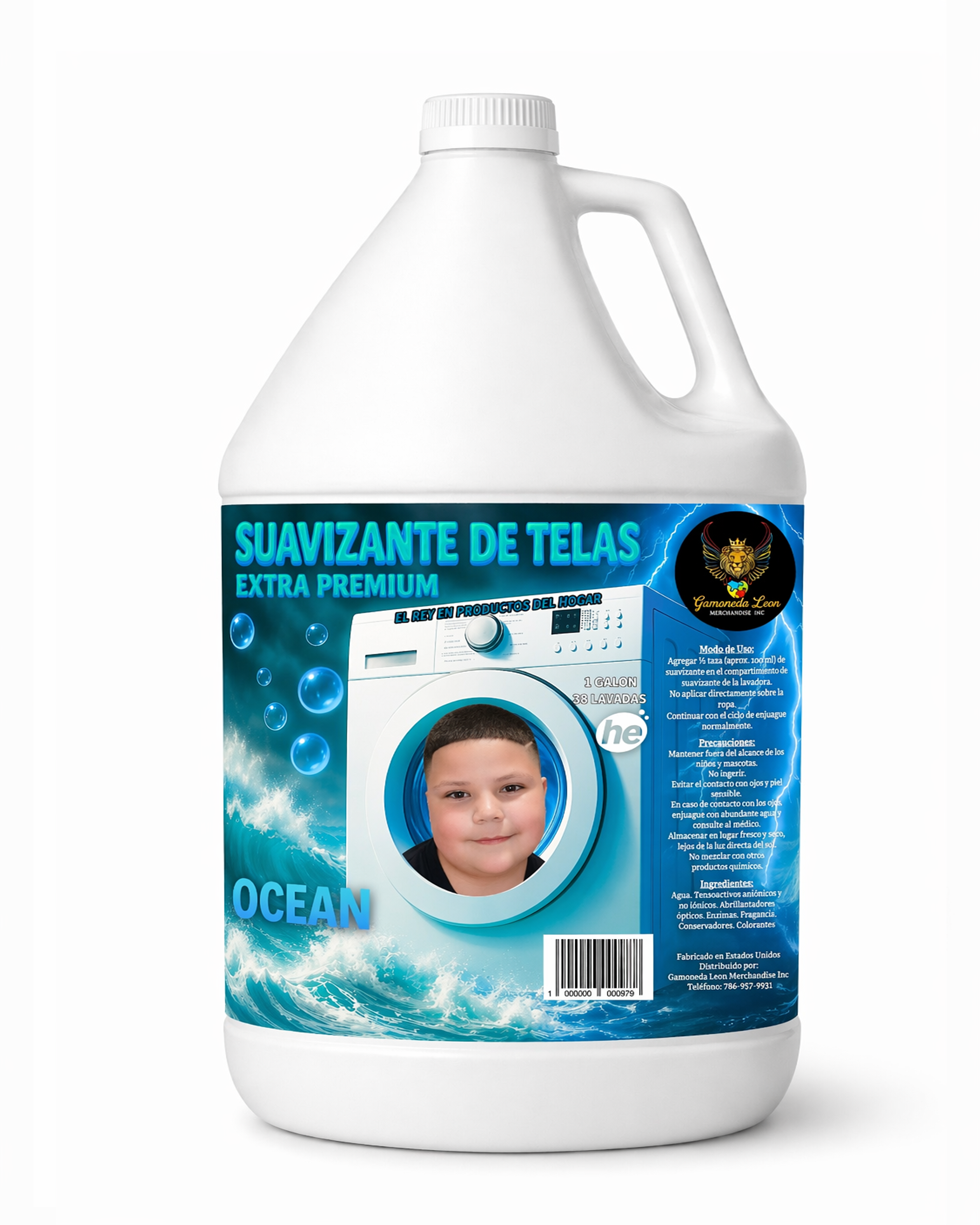 SUAVIZANTE DE TELAS EXTRA PREMIUM OCEAN